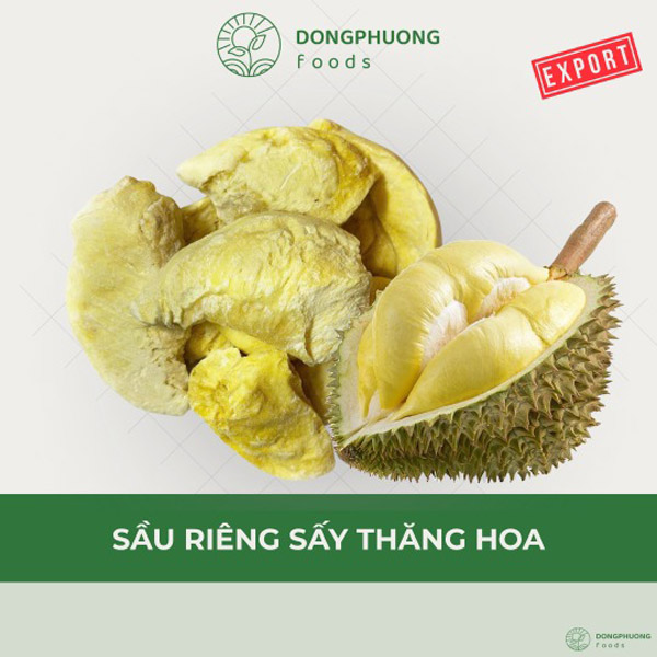 Sầu riêng sấy thăng hoa