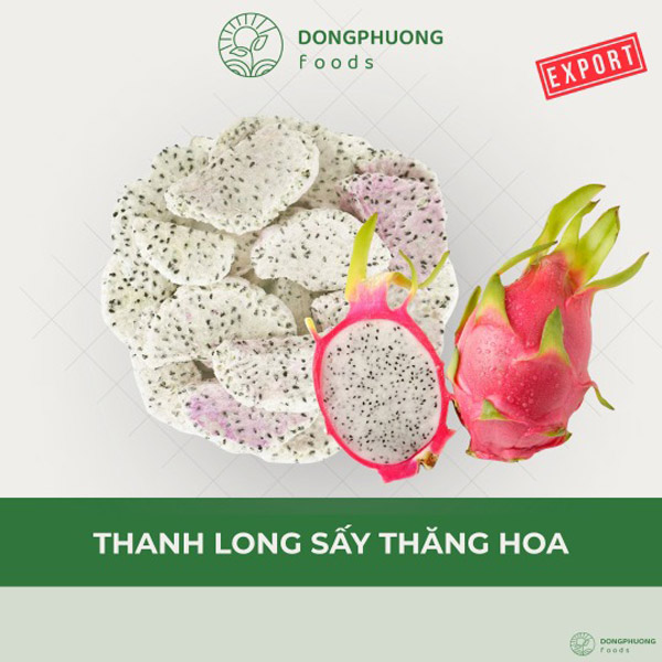 Thanh long sấy thăng hoa