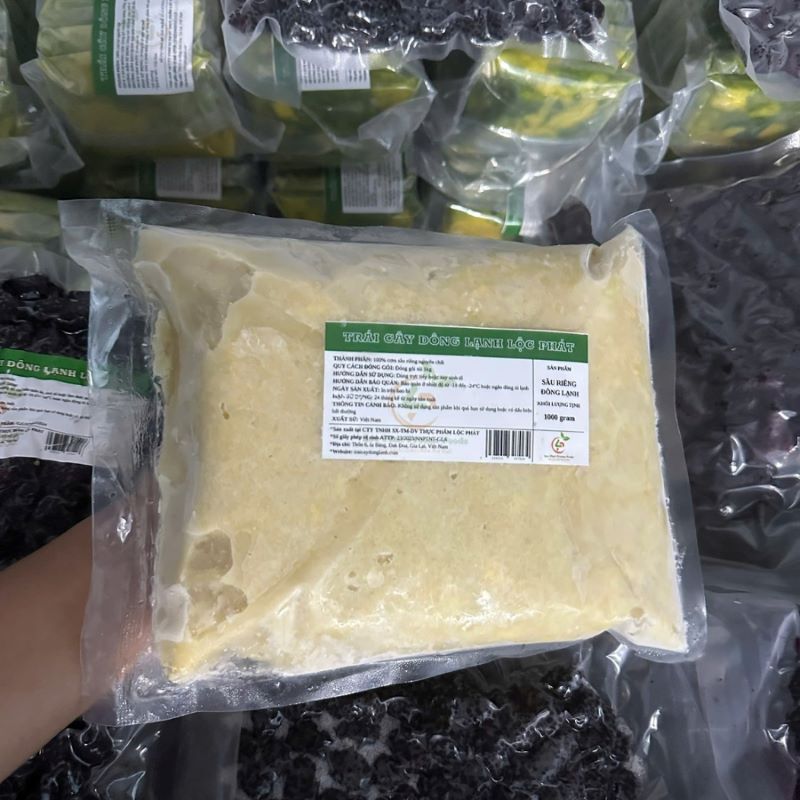 Sầu riêng đông lạnh