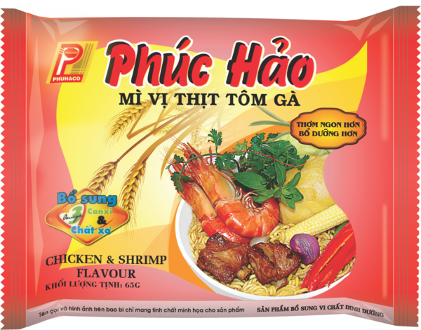 Mì Phúc Hảo vị thịt tôm gà - Công Ty TNHH Sản Xuất - Thương Mại Phúc Hảo