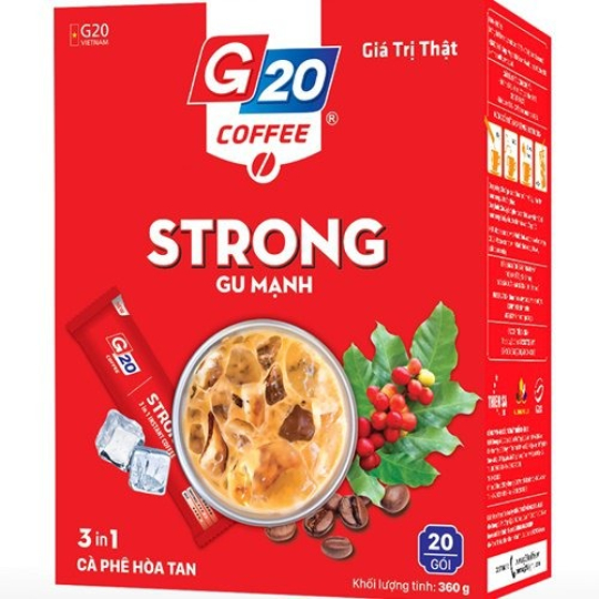 Cà phê hòa tan 3in1 - Gu mạnh