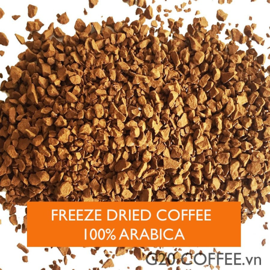 Cà phê sấy lạnh 100% Arabica