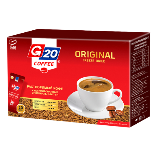 Cà phê sấy lạnh hòa tan 3in1