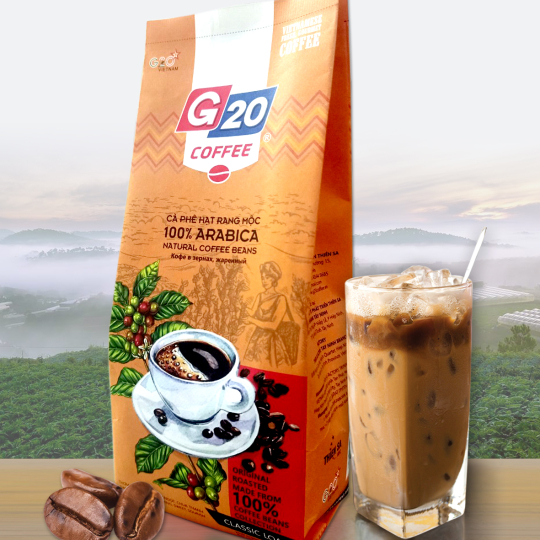 Hạt rang mộc Arabica 100%