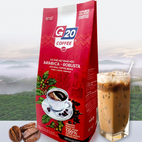 Hạt rang mộc Mix 2 - Arabica - Robusta