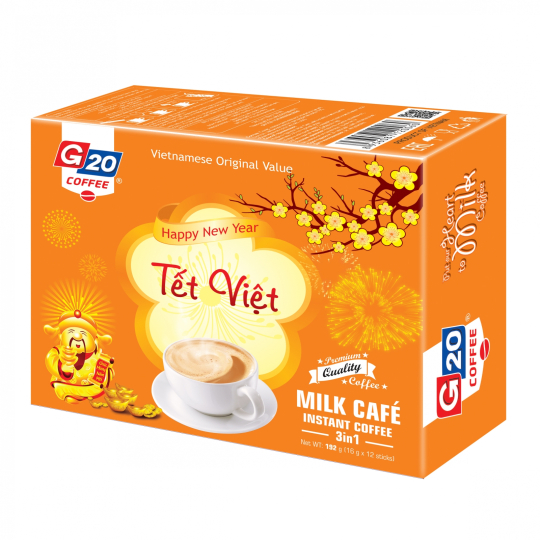 Tết Việt - Cà phê sữa chúc phúc
