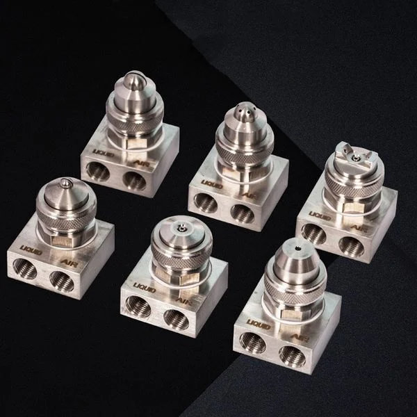 Béc phun 2 hỗn hợp khí nước bằng thép không gỉ - Bec Phun Công Nghiệp Garan -  Công Ty Cổ Phần Công Nghệ Mới Garan
