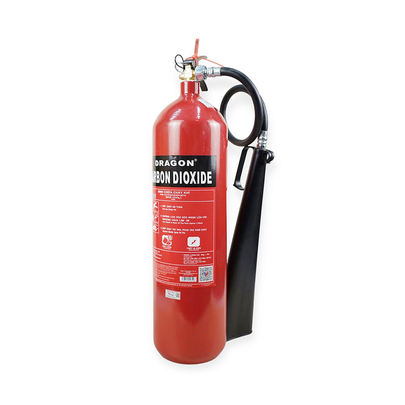 Bình chữa cháy Dragon 5kg khí CO2 MT5 - Thiết Bị PCCC Levu - Công Ty TNHH Levu.vn
