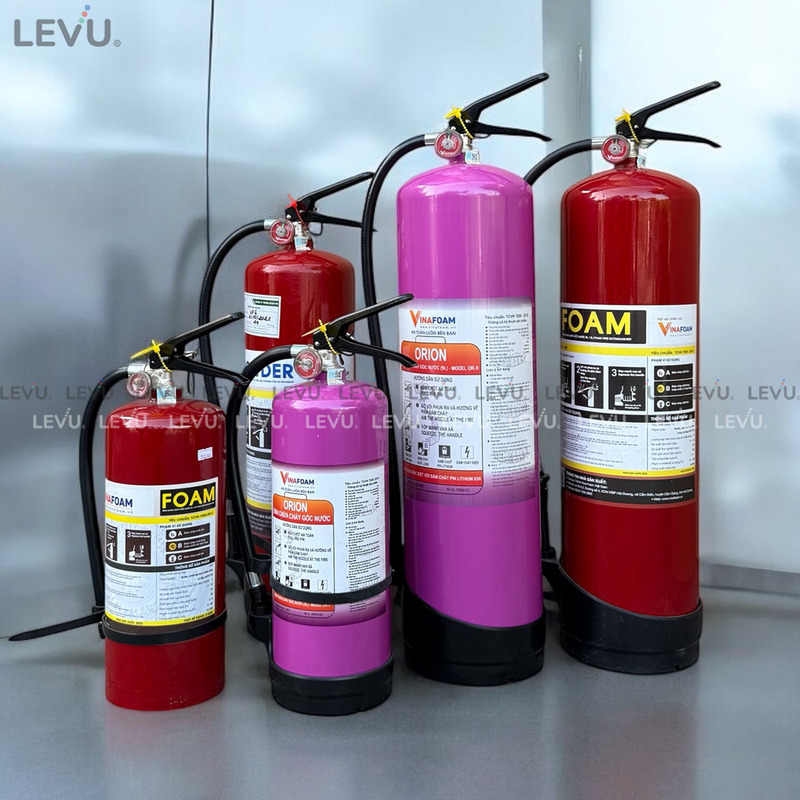 Bình chữa cháy Orion 9 lít OR9 - Thiết Bị PCCC Levu - Công Ty TNHH Levu.vn