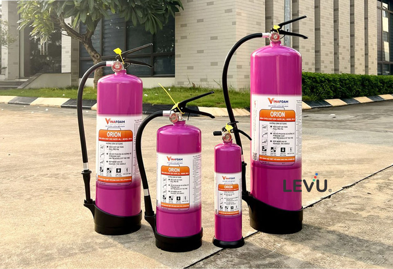 Bình chữa cháy pin Lithium Orion - Thiết Bị PCCC Levu - Công Ty TNHH Levu.vn
