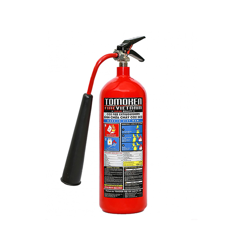 Bình chữa cháy Tomoken 3kg khí CO2 - Thiết Bị PCCC Levu - Công Ty TNHH Levu.vn