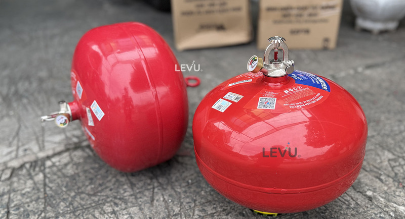 Quả cầu chữa cháy tự động Dragon 6kg - Thiết Bị PCCC Levu - Công Ty TNHH Levu.vn