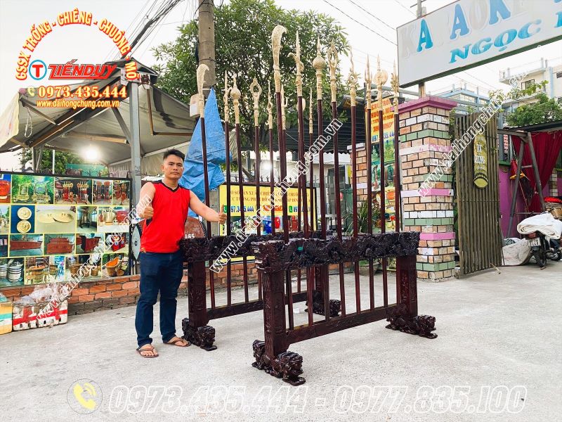 Bát Bửu Binh Khí Đao - Cơ Sở Sản Xuất Chiêng Trống Chuông Mõ Tiến Duy