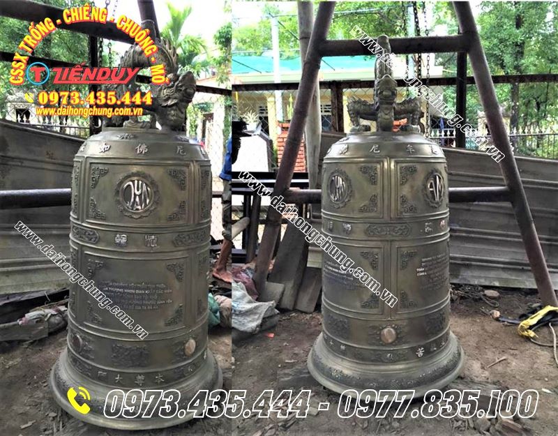 Đúc chuông đồng - Cơ Sở Sản Xuất Chiêng Trống Chuông Mõ Tiến Duy