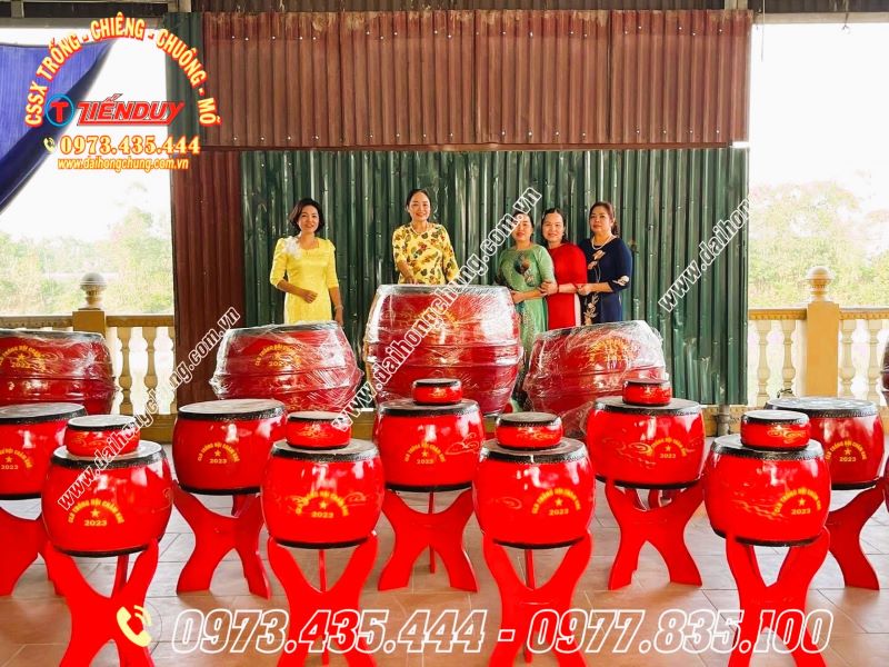 Trống lễ hội - Cơ Sở Sản Xuất Chiêng Trống Chuông Mõ Tiến Duy