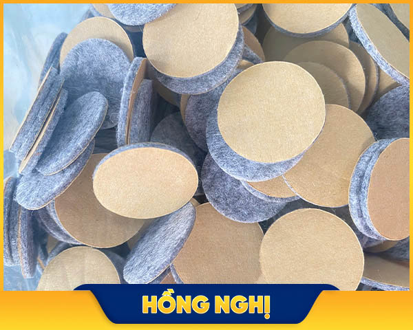 Miếng lót nỉ len xám