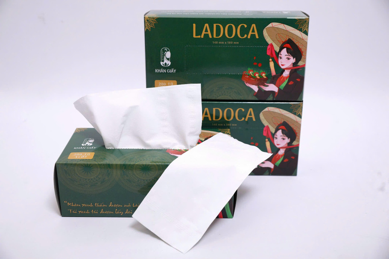 Giấy hộp cao cấp Ladoca - Giấy Vệ Sinh LADOCA - Công Ty Cổ Phần Sản Xuất Kinh Doanh Giấy Hồng Phát