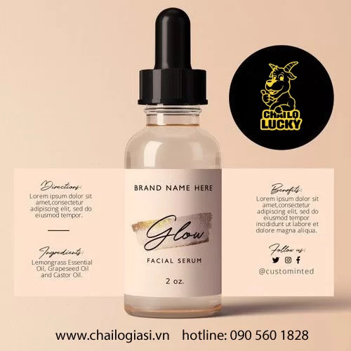 Decal giấy cán màng mờ - Chai Lọ Lucky - Công Ty TNHH Thọ Lucky