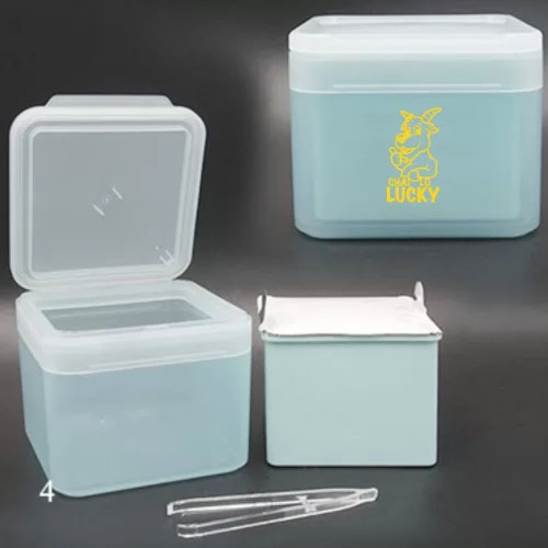 Hũ đựng bông tẩy trang hình vuông - Chai Lọ Lucky - Công Ty TNHH Thọ Lucky