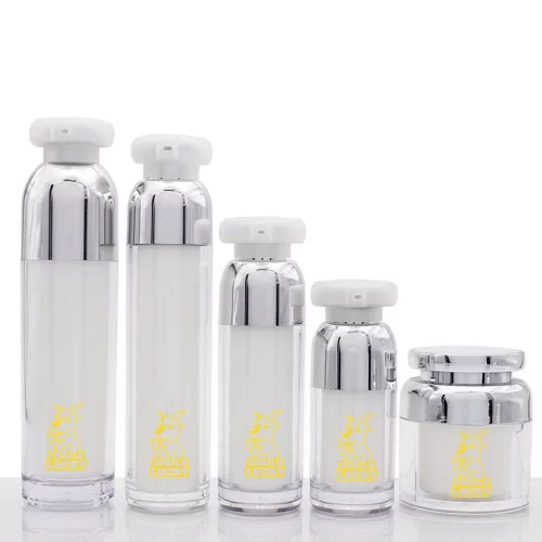 Set chai lọ trắng bạc