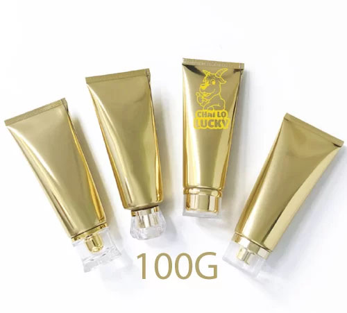 Tuýp nhựa chiết mỹ phẩm màu vàng - Chai Lọ Lucky - Công Ty TNHH Thọ Lucky