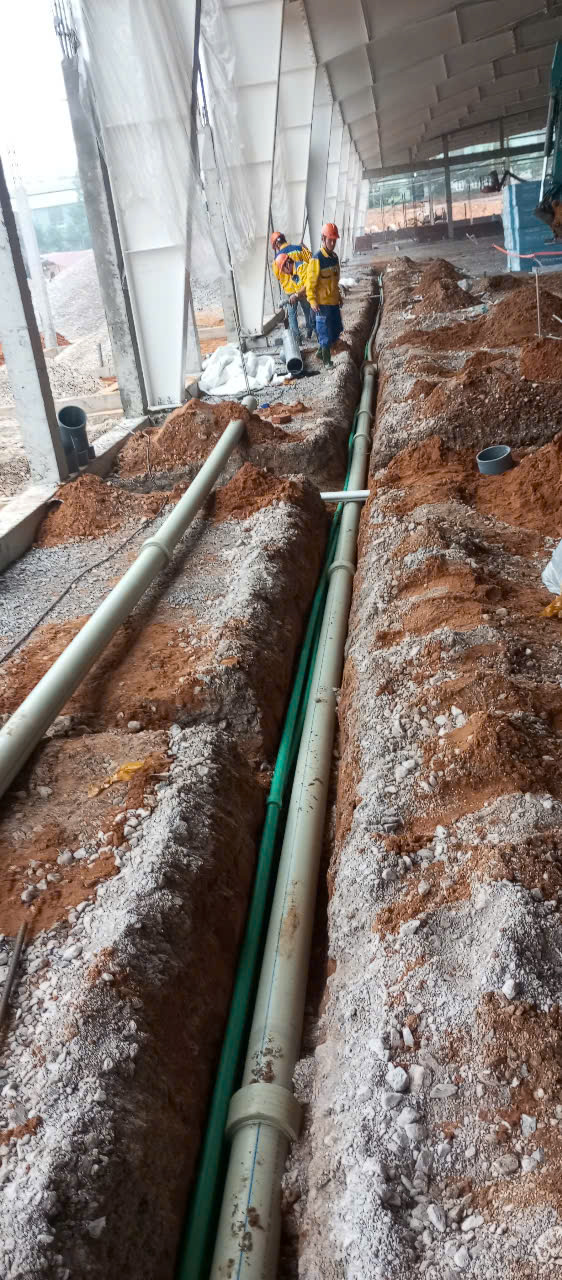 Thi công đường ống nước - Nhà Thầu Cơ Điện Lê Hà Quảng Trị - Công Ty TNHH Lê Hà Quảng Trị