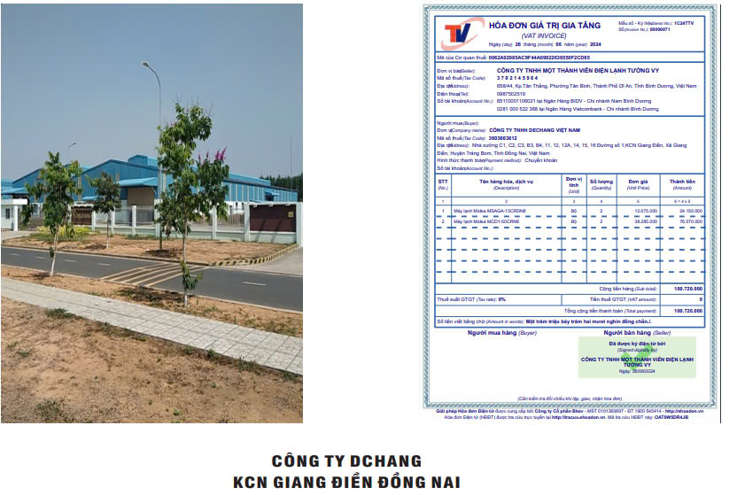 Công ty Dchang - Điều Hòa Không Khí Tường Vy - Công Ty TNHH Một Thành Viên Điện Lạnh Tường Vy