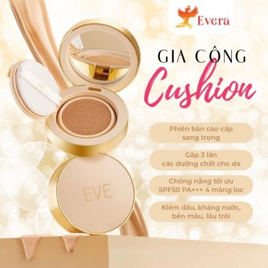 Gia công phấn nước cushion - Công Ty TNHH Evera Cosmetic
