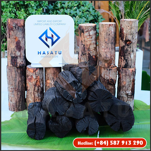 Than đước 10-15cm - Than Không Khói HASATU - Công Ty TNHH Xuất Nhập Khẩu HASATU