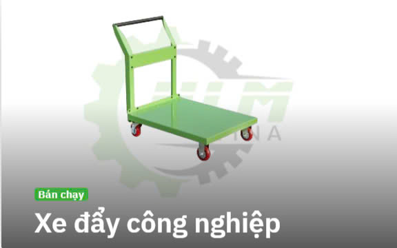 Xe đẩy công nghiệp - Cơ Khí HLM Vina - Công Ty TNHH Kỹ Thuật Và Thương Mại HLM Vina