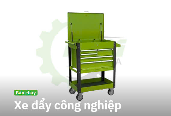 Xe đẩy công nghiệp - Cơ Khí HLM Vina - Công Ty TNHH Kỹ Thuật Và Thương Mại HLM Vina