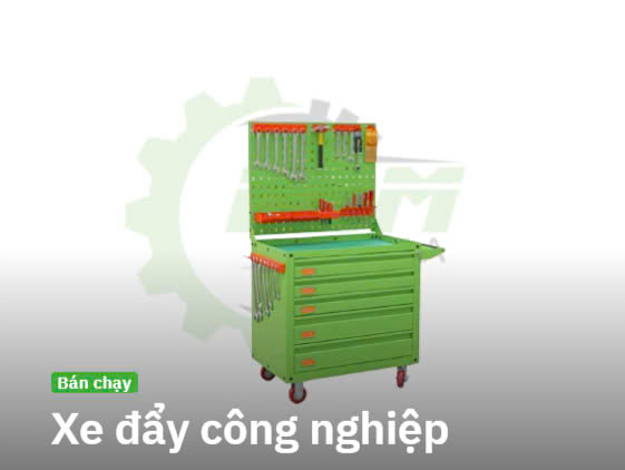 Xe đẩy công nghiệp - Cơ Khí HLM Vina - Công Ty TNHH Kỹ Thuật Và Thương Mại HLM Vina