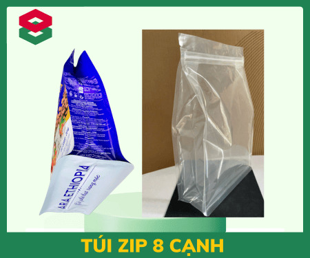 Túi zip 8 cạnh - Bao Bì Nhựa - Công Ty TNHH Đông Vũ Group