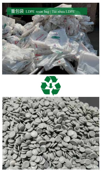 Sản xuất hạt nhựa từ túi LDPE - Máy Tạo Hạt Nhựa Tái Chế HONGKE - Công Ty TNHH Máy Móc HONGKE