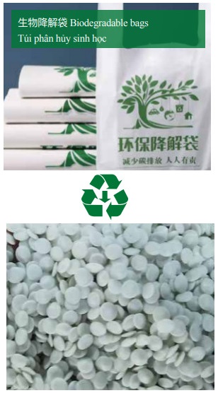 Sản xuất hạt nhựa từ túi phân hủy sinh học - Máy Tạo Hạt Nhựa Tái Chế HONGKE - Công Ty TNHH Máy Móc HONGKE