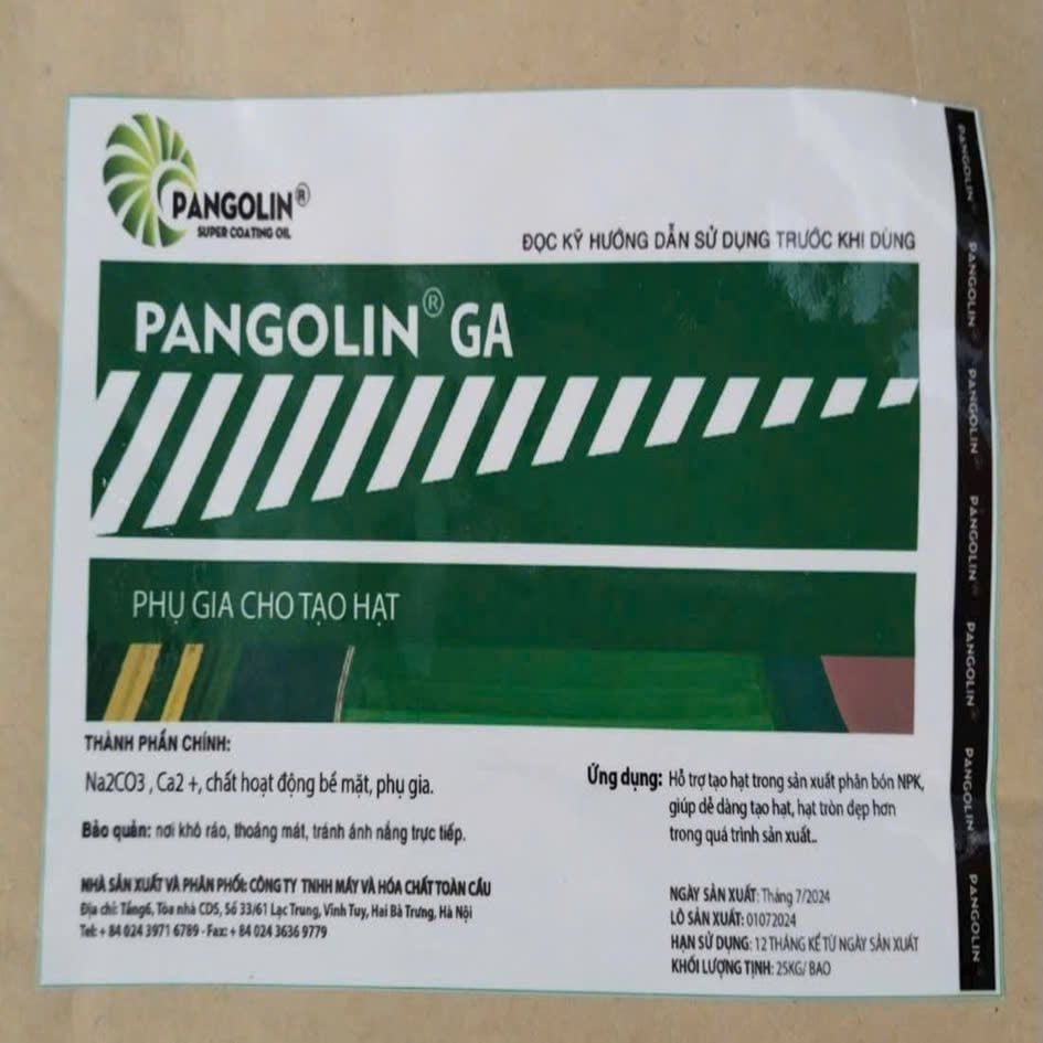 Hỗ trợ tạo hạt phân bón Pangolin - Hóa Chất GMC - Công Ty TNHH Máy Và Hóa Chất Toàn Cầu