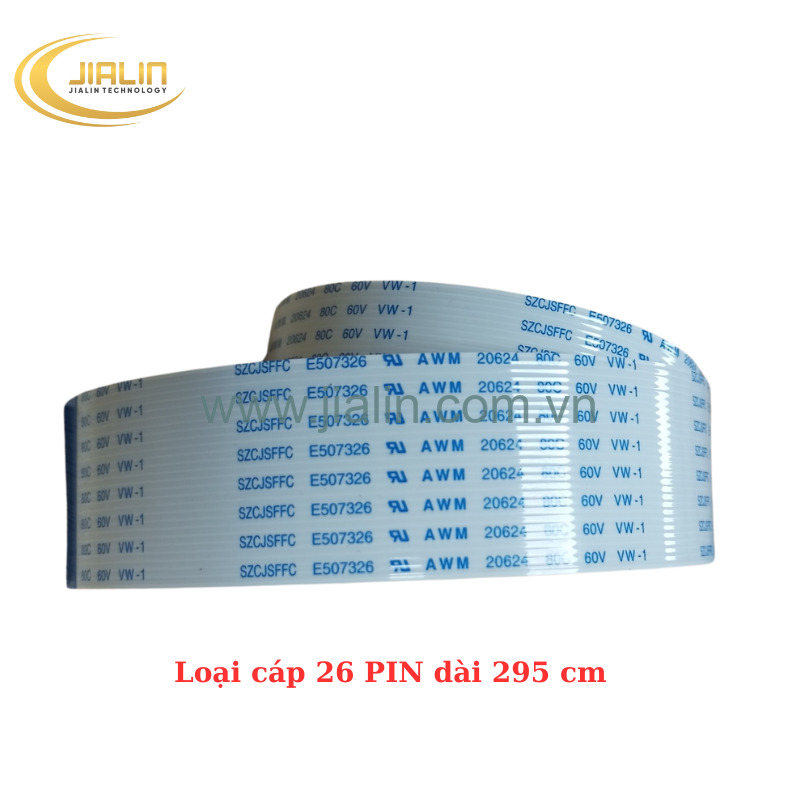 Cáp đầu phun 26 pin máy in sơ đồ ngành may - Máy Móc Và Thiết Bị Ngành May JIALIN - Công Ty TNHH Thương Mại Và Dịch Vụ JIALIN