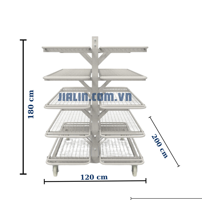 Kệ xả vải 5 tầng - Máy Móc Và Thiết Bị Ngành May JIALIN - Công Ty TNHH Thương Mại Và Dịch Vụ JIALIN