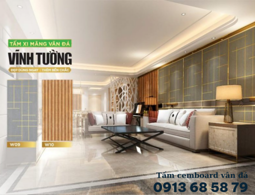 Tấm xi măng vân đá Vĩnh Tường