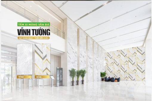 Tấm xi măng vân đá Vĩnh Tường