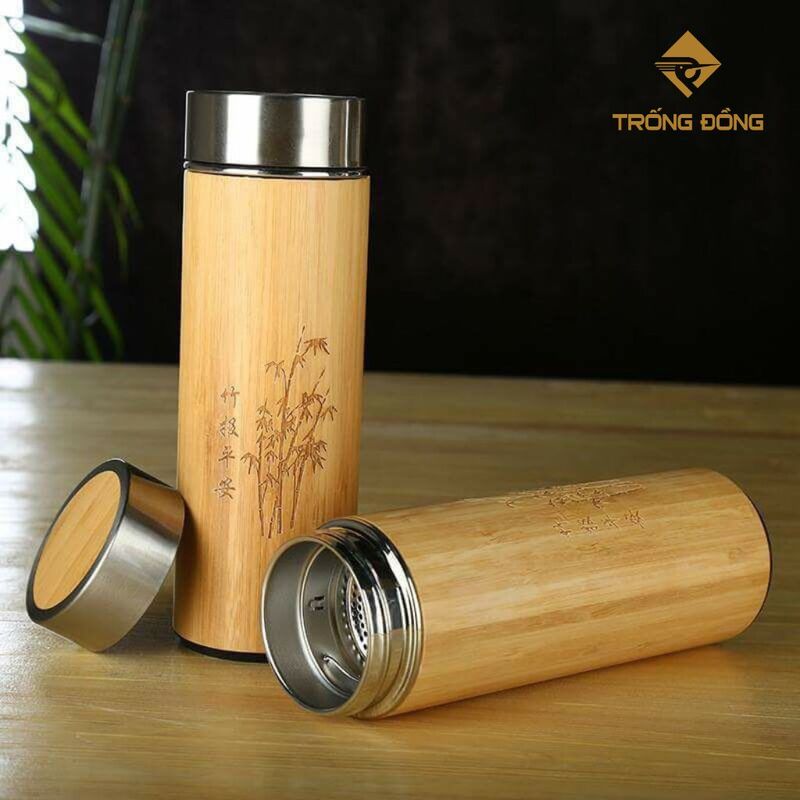 Bình giữ nhiệt tre