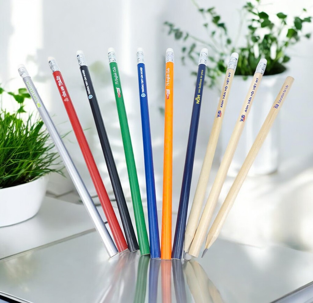 Bút chì thân gỗ tròn