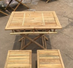 Bộ bàn ghế đôn tre nan khít