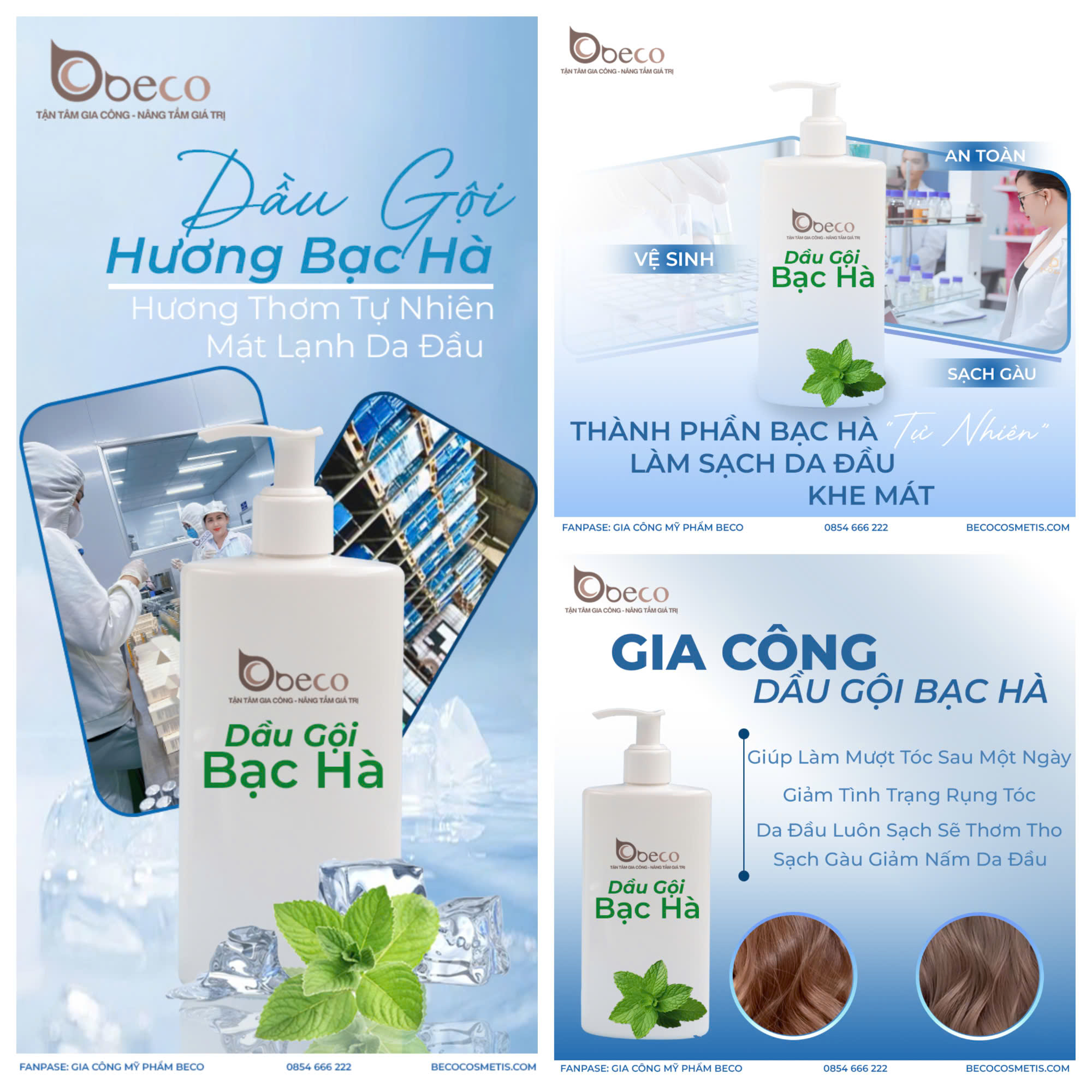 Gia công dầu gội - Công Ty TNHH Sản Xuất Thương Mại Quốc Tế Beco