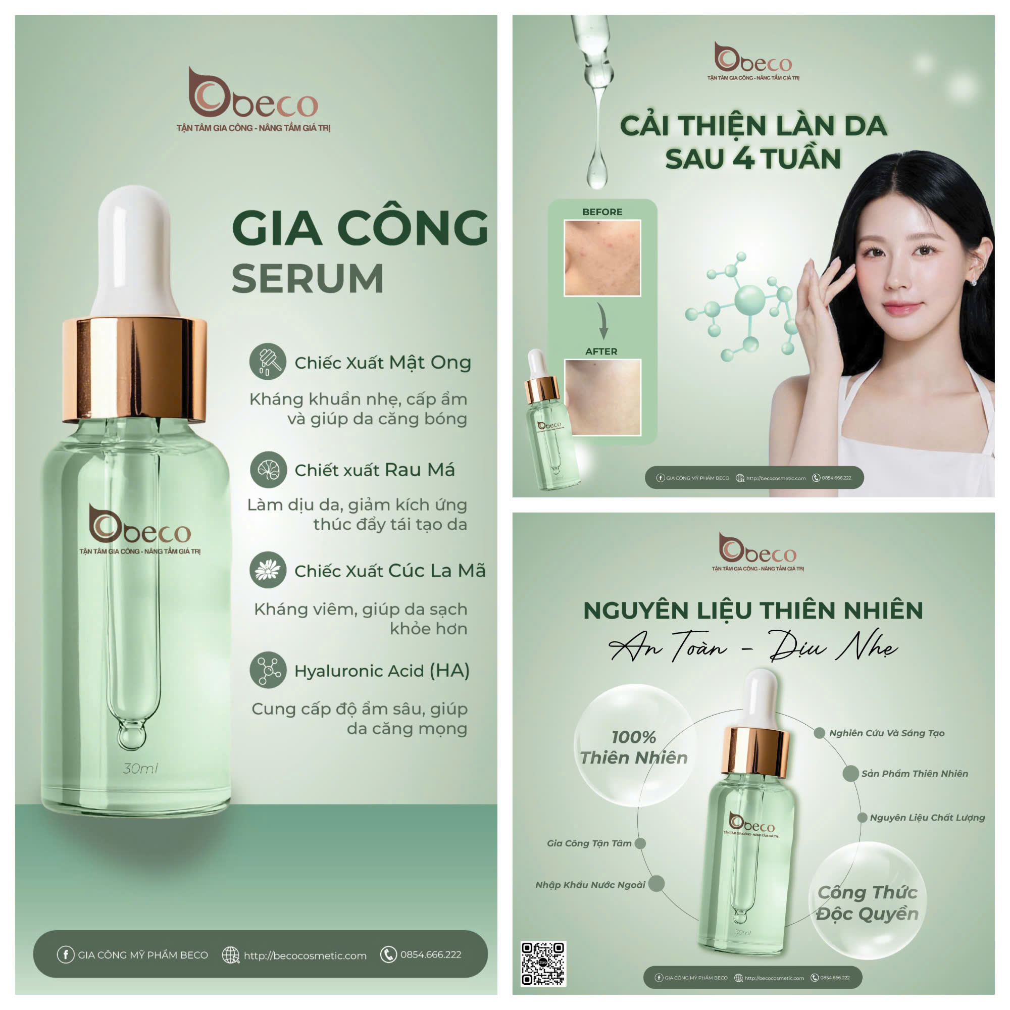 Gia công serum - Công Ty TNHH Sản Xuất Thương Mại Quốc Tế Beco
