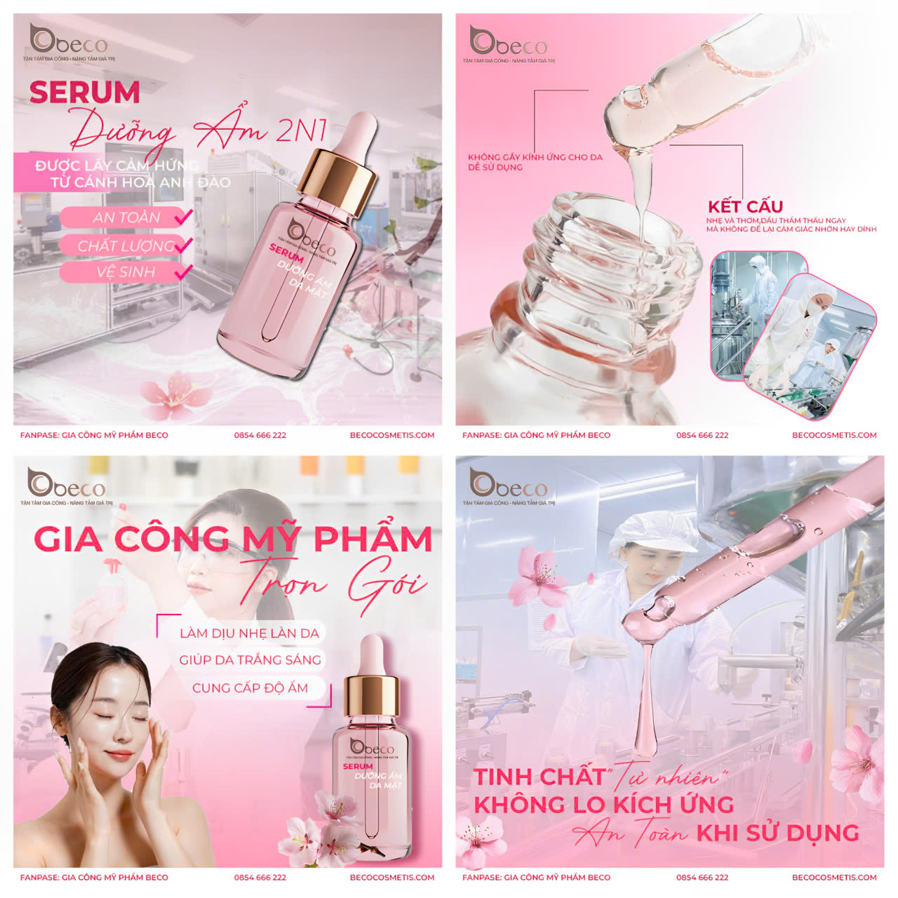 Gia công serum dưỡng ẩm - Công Ty TNHH Sản Xuất Thương Mại Quốc Tế Beco
