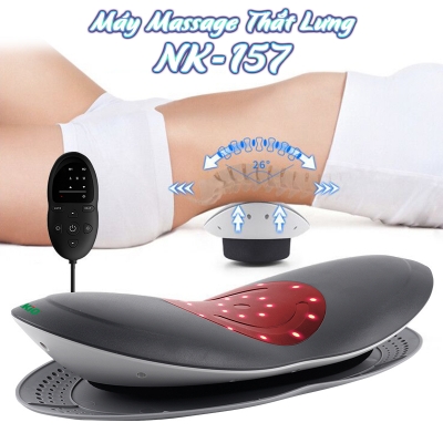 Máy massage lưng và kéo giãn cột sống lưng Nikio NK-157