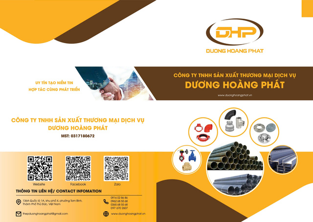 Hình ảnh công ty Dương Hoàng Phát - Phụ Kiện Đường ống Dương Hoàng Phát - Công Ty TNHH Sản Xuất Thương Mại Dịch Vụ Dương Hoàng Phát