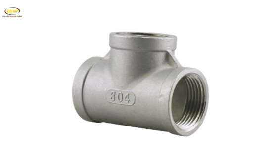 Tê ren inox 304 - Phụ Kiện Đường ống Dương Hoàng Phát - Công Ty TNHH Sản Xuất Thương Mại Dịch Vụ Dương Hoàng Phát