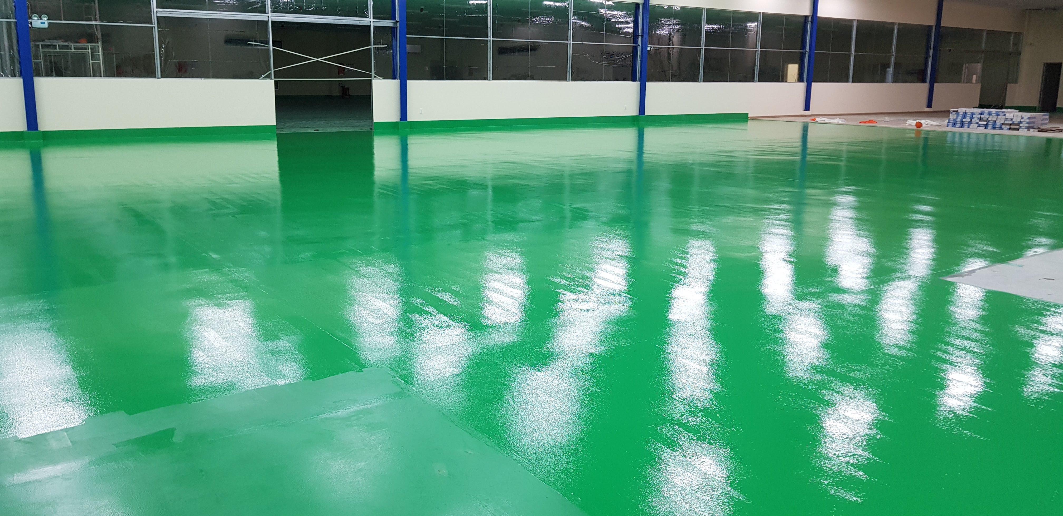 Thi công sơn Epoxy - Sơn Hải Giang - Công Ty TNHH Một Thành Viên Dịch Vụ Thương Mại Xây Dựng Hải Giang